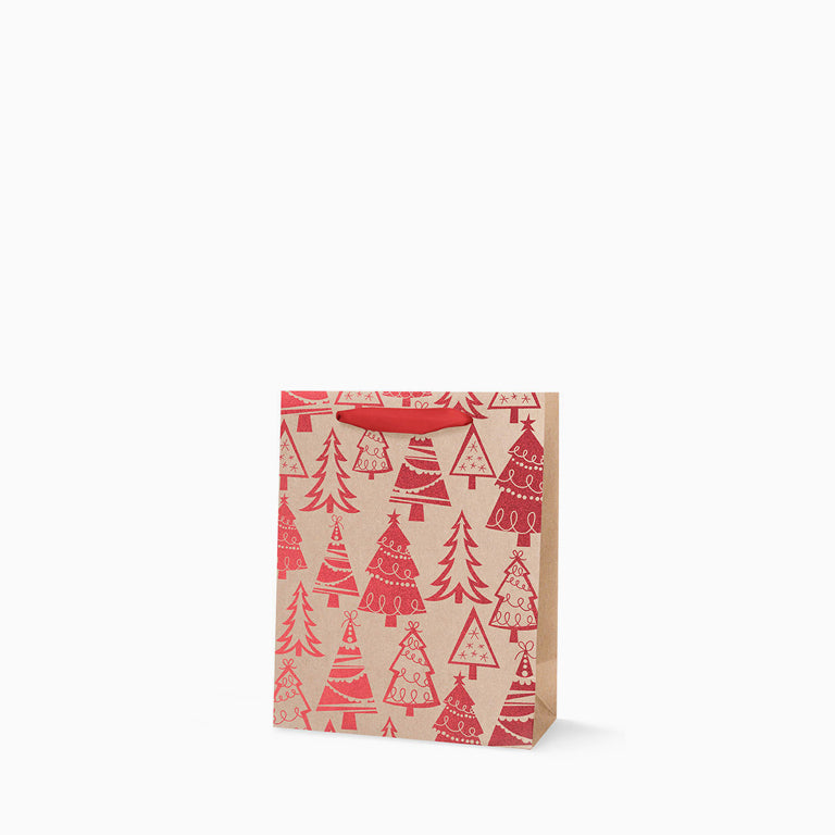 CHRISTMAS SMALL RED TREE BAG