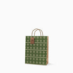 Borsa Chrish di Natale Little Green Snowflake