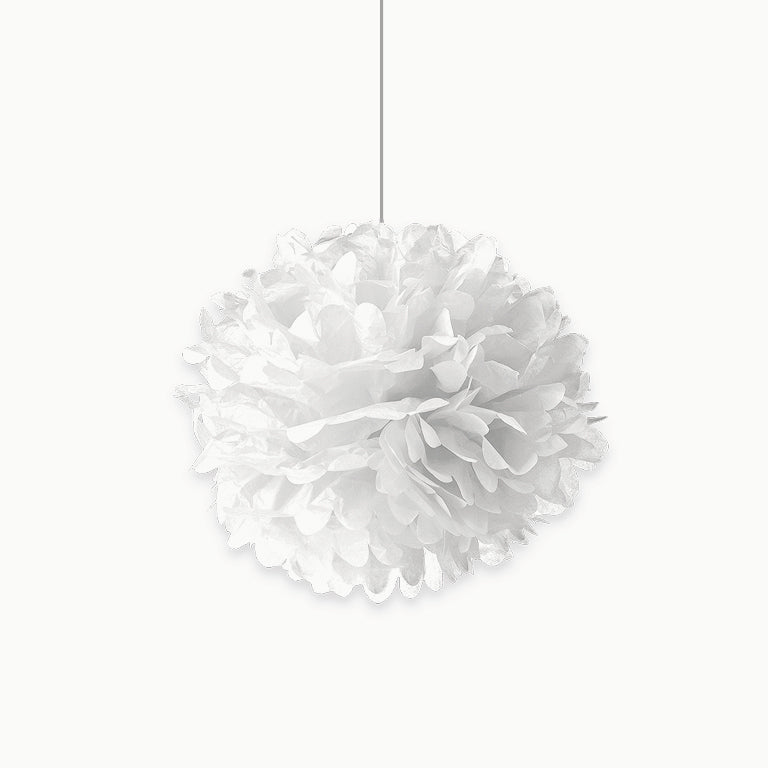 Pom pap Ø 30 cm branco