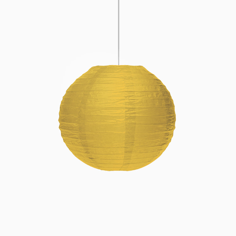 Mini paper sphere lamp Ø25 cm gold