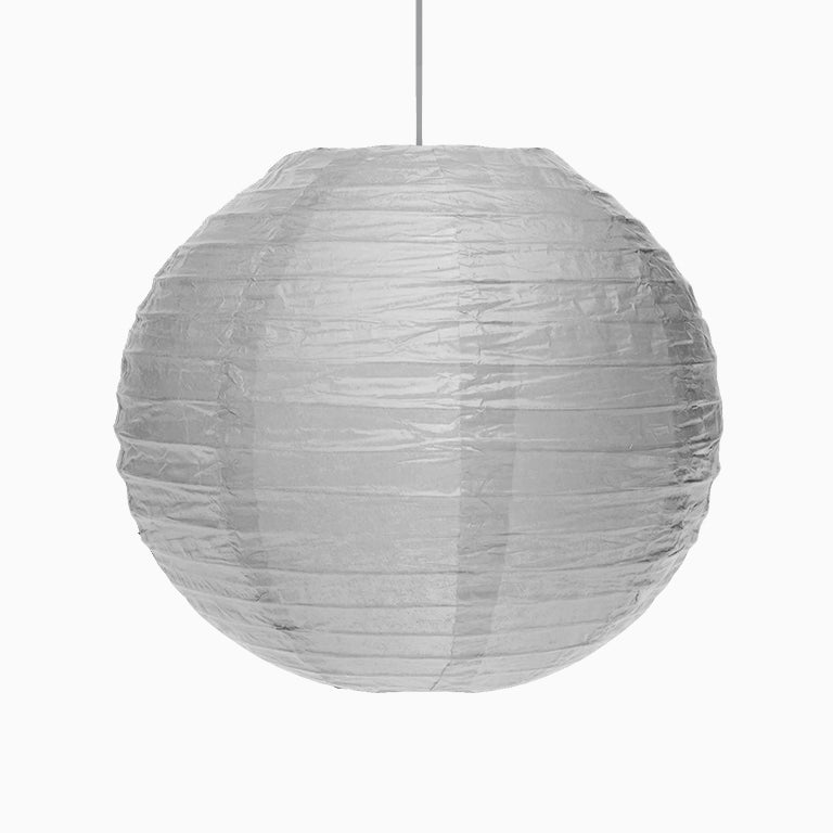 Große Lampe Big Paper Ø40 cm Silber