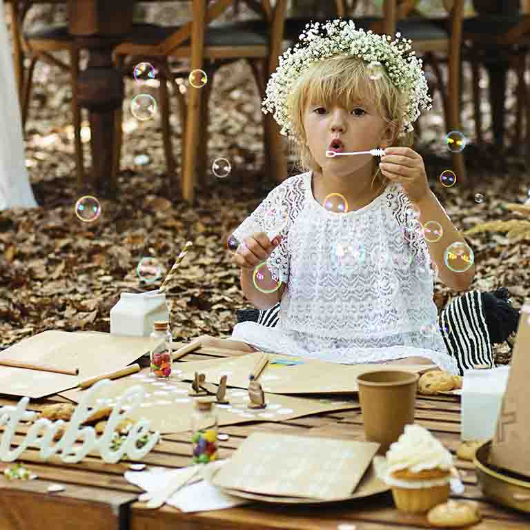 Signe de calligraphie 'Table des enfants'