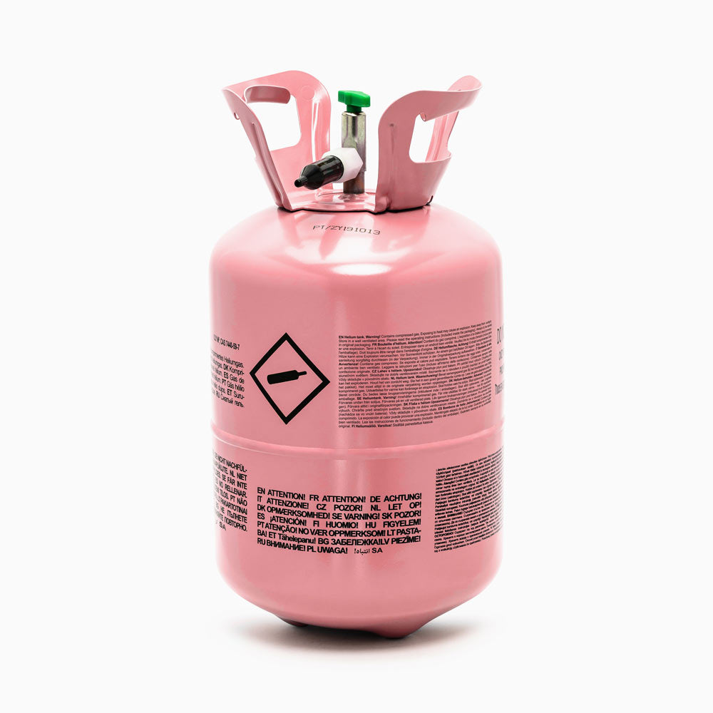 Kleine Heliumflasche 0,20 m3 Pink