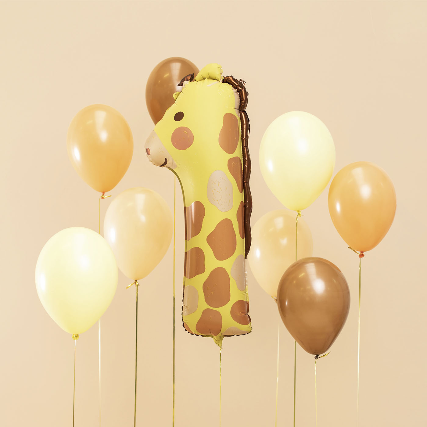 Numero 1 Palloncino Foil Giraffa