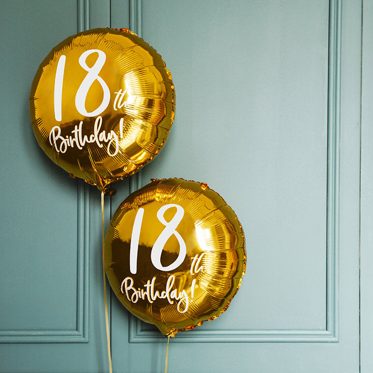 Globo Foil "18th Birthday"