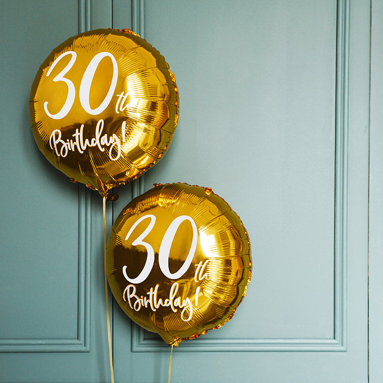 Globo Foil "30th Birthday"