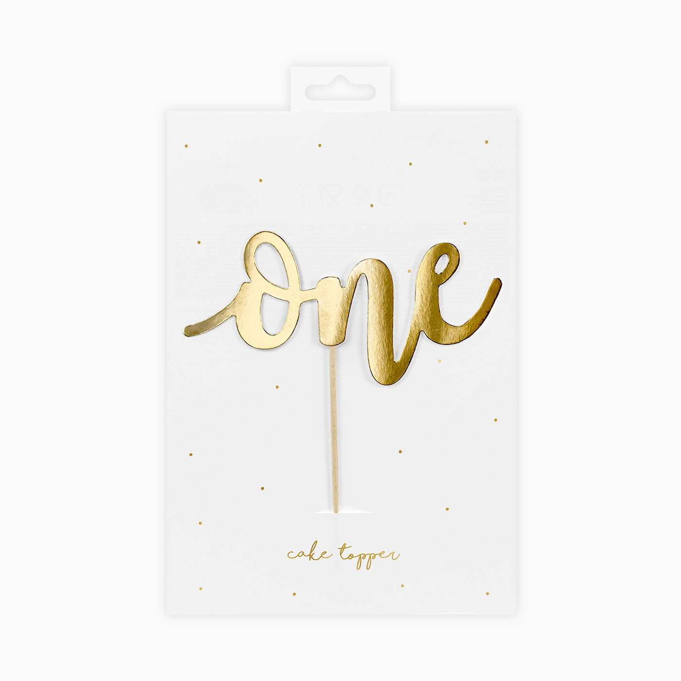 Golden One -Cake Topper