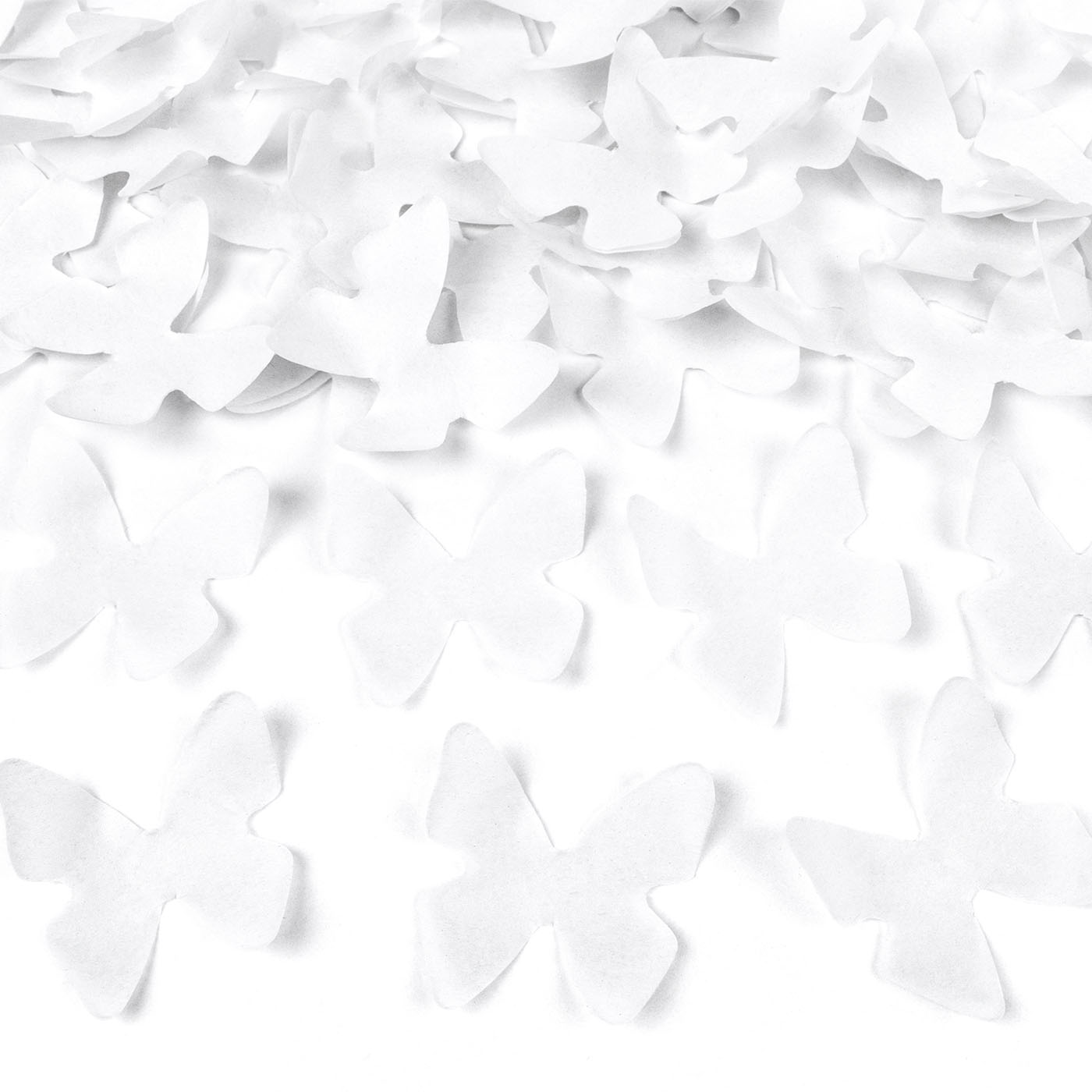 BIODEGRAGABLE PAPER CONFETI CANYON 80 cm white