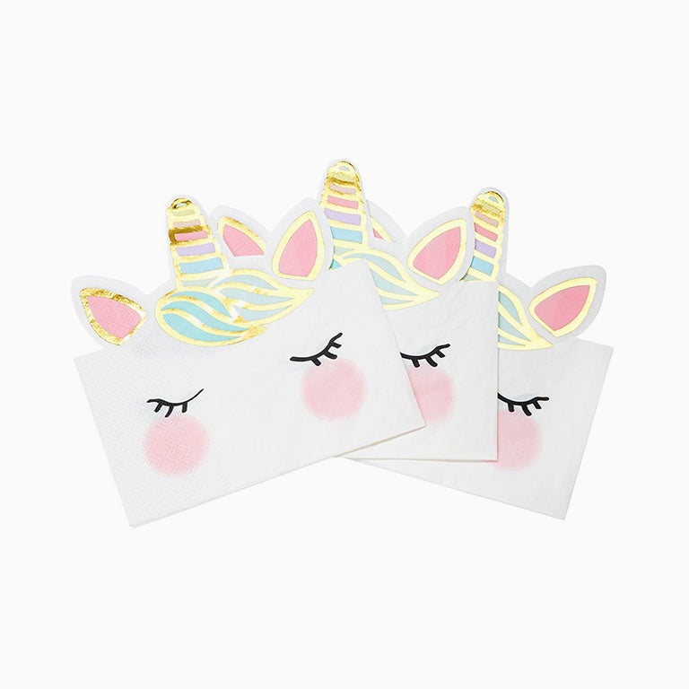 Sirvetas paperA Patieñitas / Pack 12 Unicorn