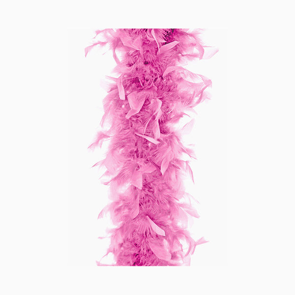 Boa de plumas, rosa, 180 cm