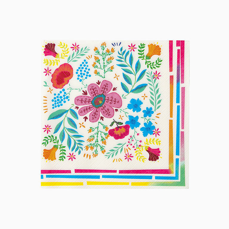 Servilletas Papel Boho Floral Premium 3 capas