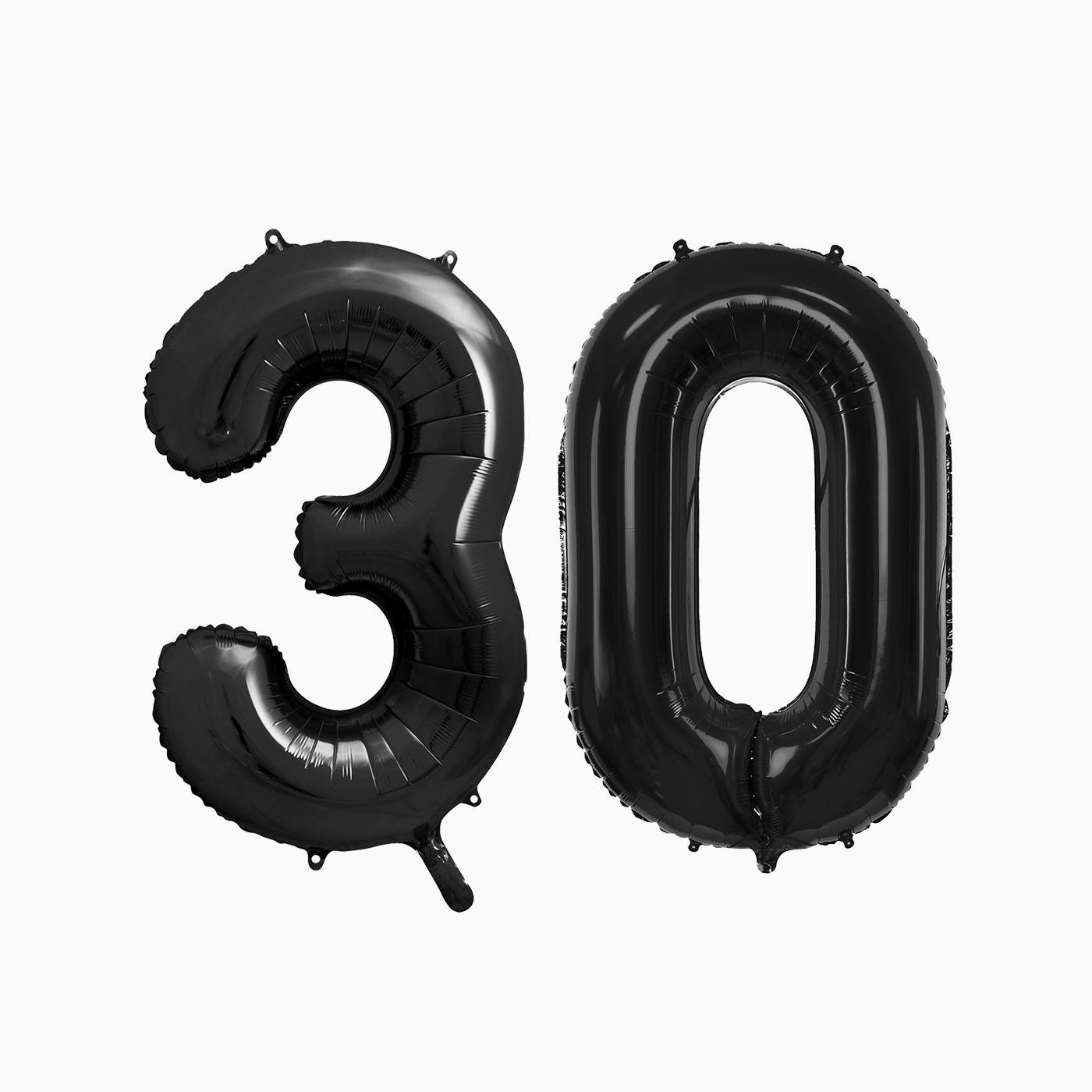 Globos 30 Foil Negro