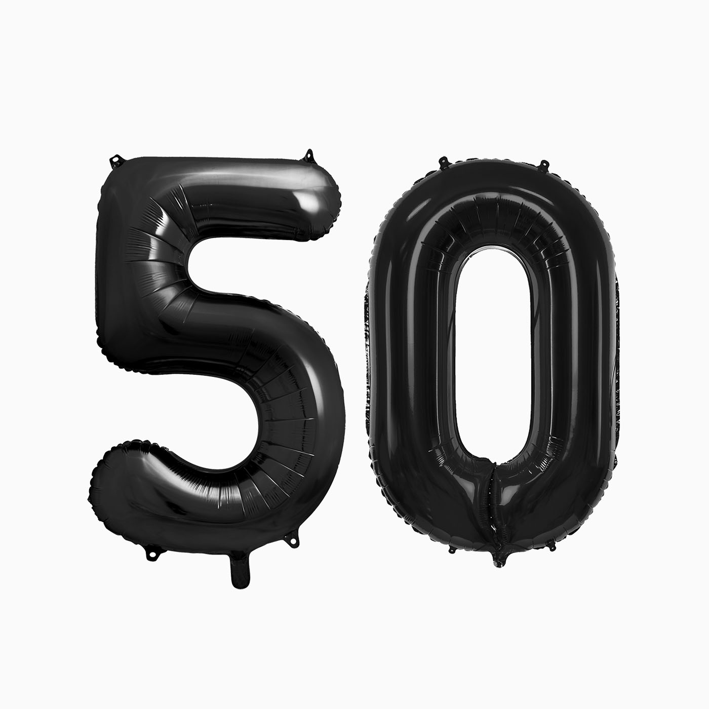 Globos 50 Foil Negro